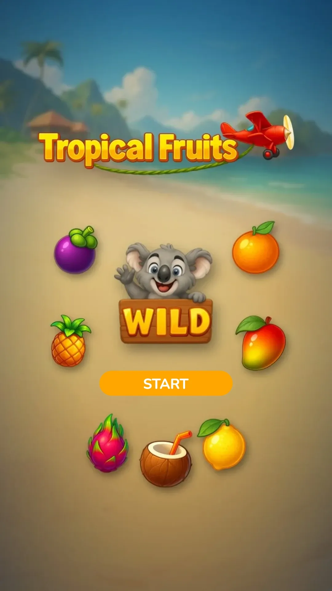 Screenshot: start screen